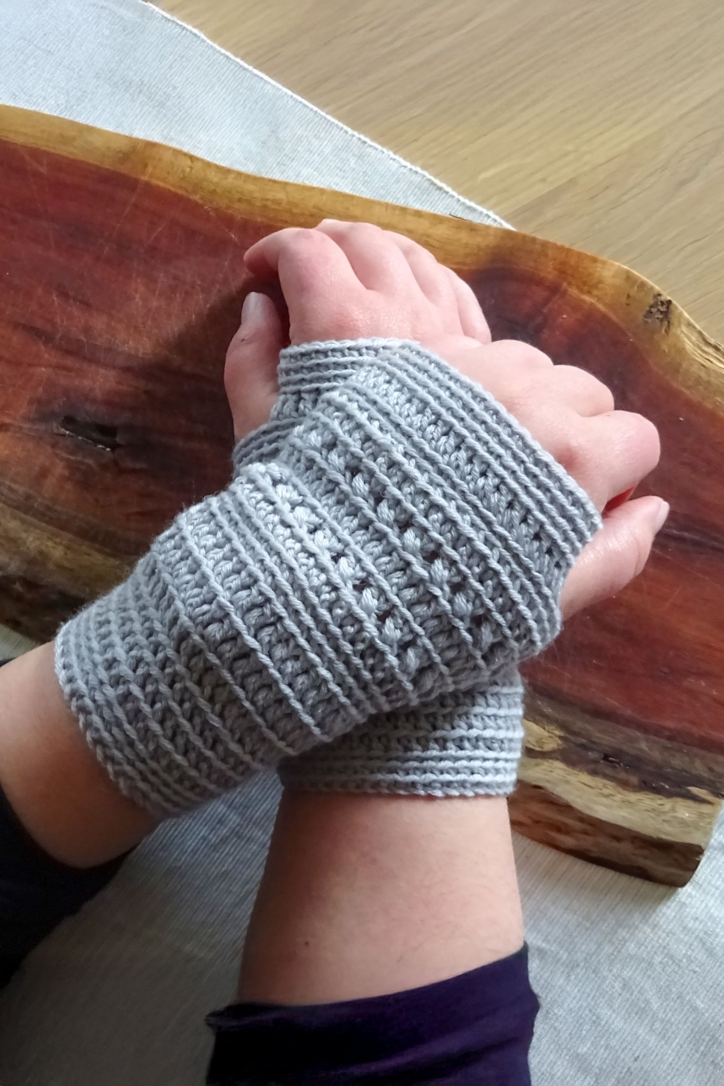 Gemütliche Pulswärmer aus weicher Merinowolle