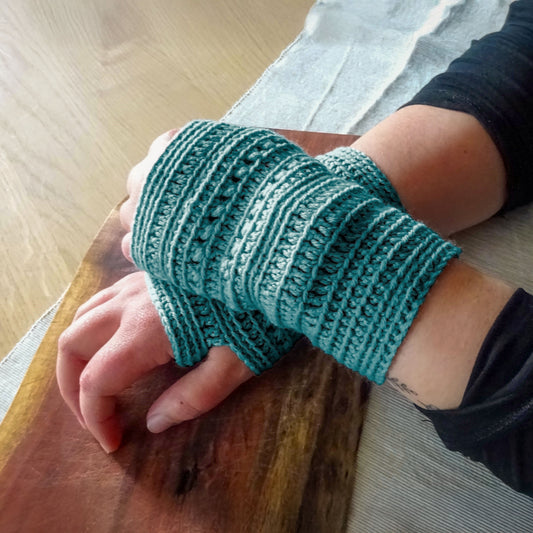 Gemütliche Pulswärmer aus weicher Merinowolle