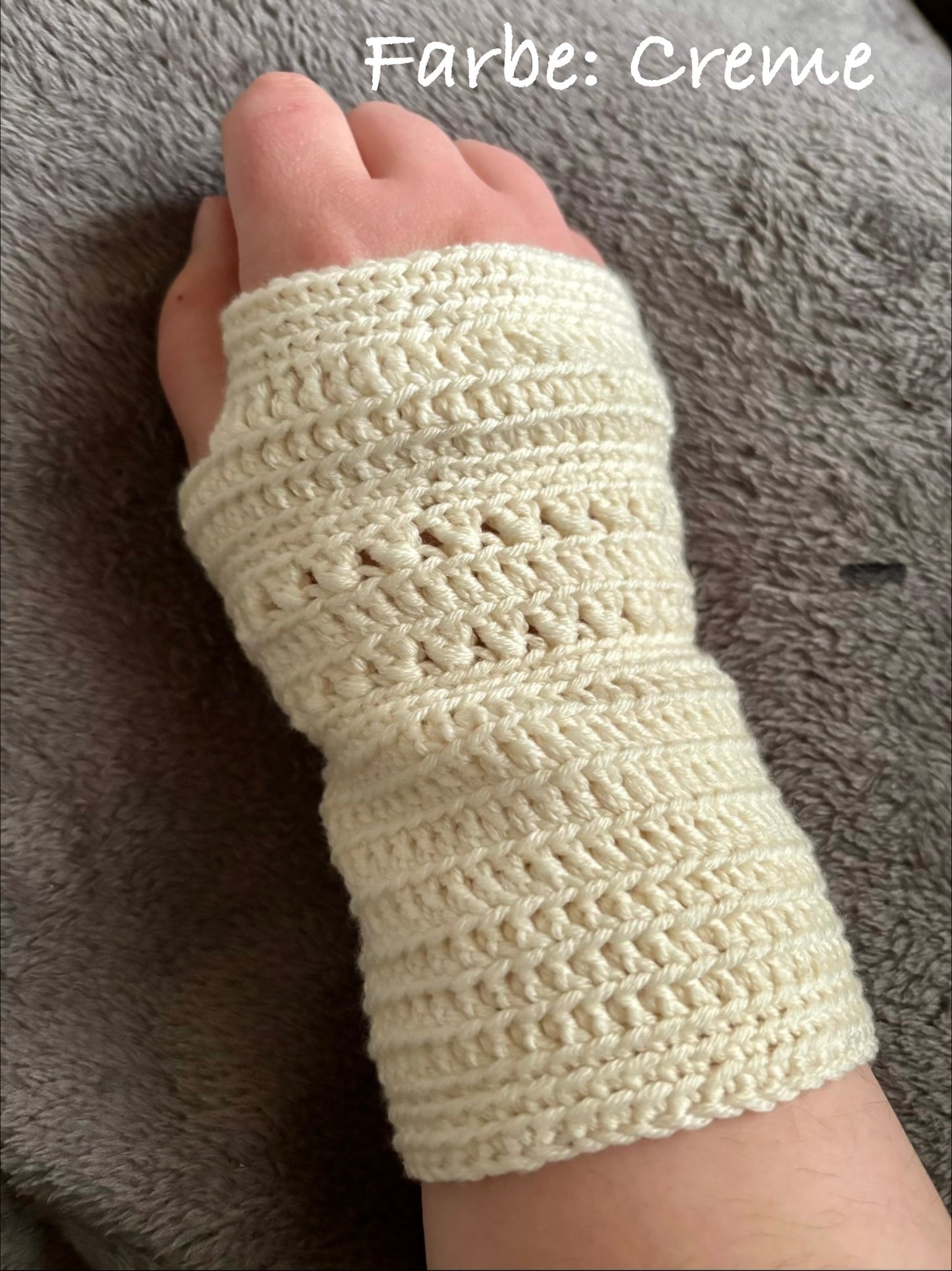 Pulswärmer "Sweet Stripes" aus Merinowolle, verschiedene Farben