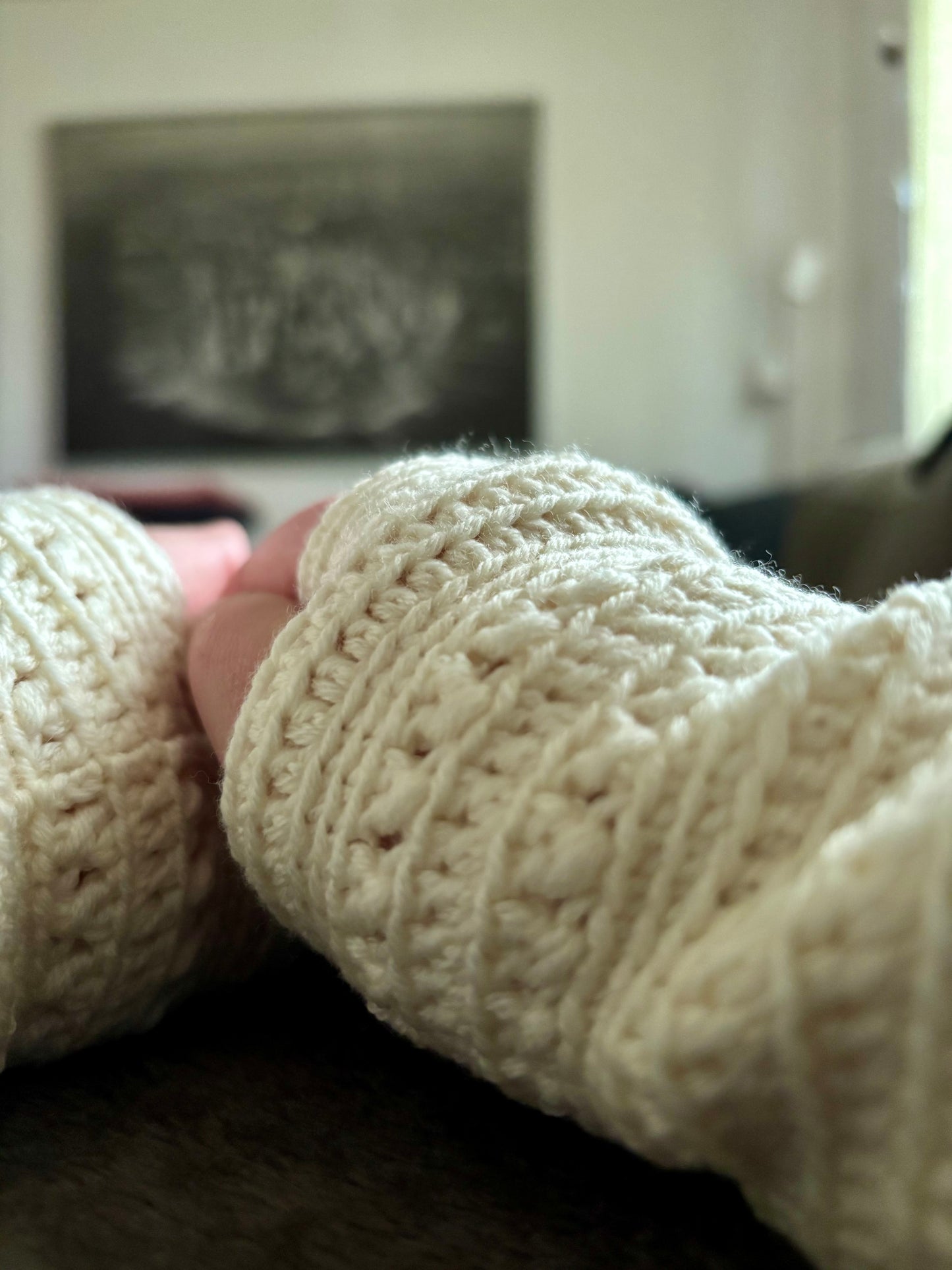 Pulswärmer "Sweet Stripes" aus Merinowolle, verschiedene Farben